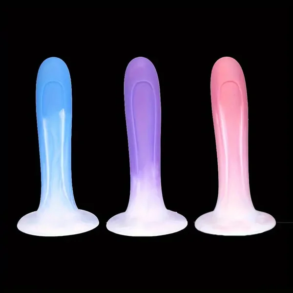Carrot Head Liquid Silicone Anal Plug Toy Masturbator For Men Women