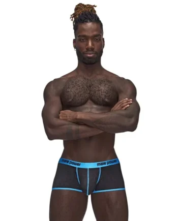 Casanova Uplift Mini Shorts - Large - Black/blue