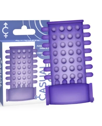 Casual ring purple vibrating penis sleeve