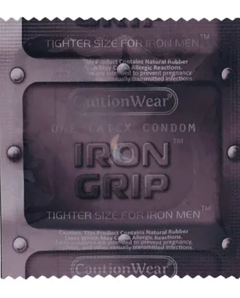 Caution Wear IRON GRIP Snugger Fit Condoms