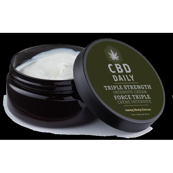 CBD DAILY INTENSIVE CREAM TRIPLE STRENGTH 8 OZ