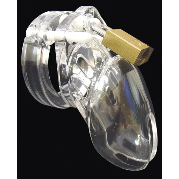 CC-6000S 2 1/2″ Cock Cage & Lock Set – Clear