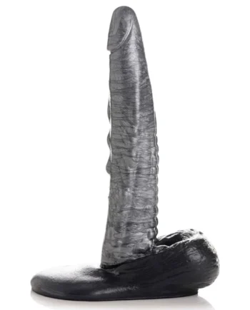 Cc - the Gargoyle Rock Hard Silicone Dildo - Silver