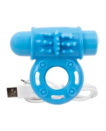 Charged OWow Rechargeable Vibe Ring Waterproof – Blue