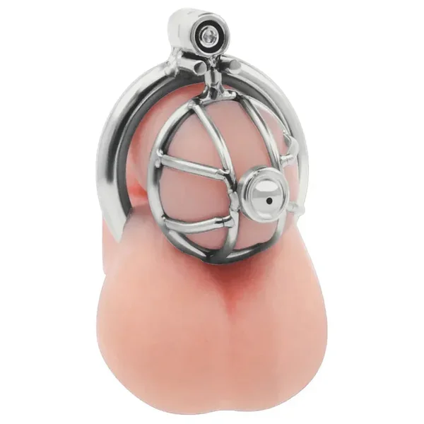 Chastity cage - Lockmaster Micro-straw inverted urethral | Control & Total Domination
