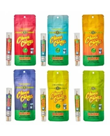 Cheech & Chongs Blazer THCA 1g 2ct Pre-Rolls Runtz+Purple Punch