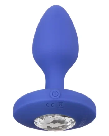 Cheeky Gems - Medium Rechargeable Vibrating Probe - Blue
