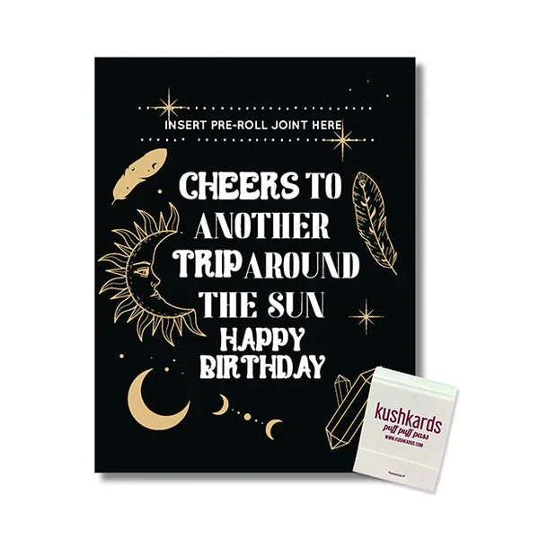 Cheers to Another Trip Around the World Greeting Card w/Matchbook