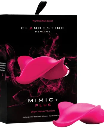 Clandestine Devices Mimic + Plus Massager - Magenta