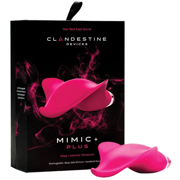 Clandestine Devices Mimic + Plus Massager - Magenta