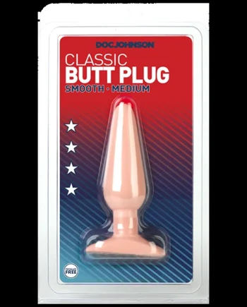 Classic Butt Plug Smooth Medium by Doc Johnson