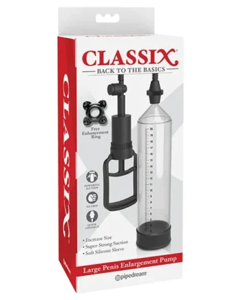 Classix Large Penis Enlargement Pump – Clear