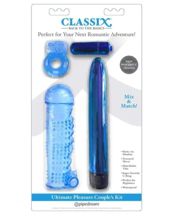 Classix Ultimate Pleasure Couples Kit - Blue