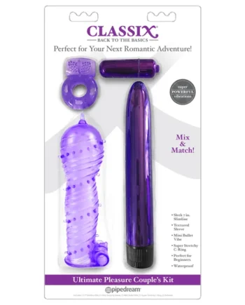 CLASSIX ULTIMATE PLEASURE COUPLES KIT PURPLE