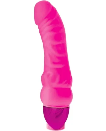 CLASSIX - VIBRATING DILDO MR. RIGHT MULTI-SPEED 15.5 CM PINK