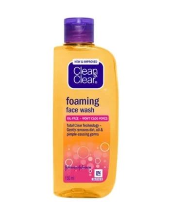 CLEAN & CLEAR FOAMING FACE WASH (150ml)