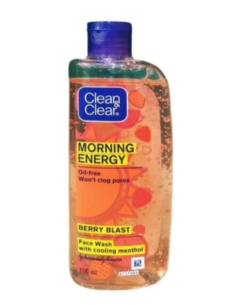 CLEAN & CLEAR MORNING ENERGY BERRY FACE WASH (150ml)