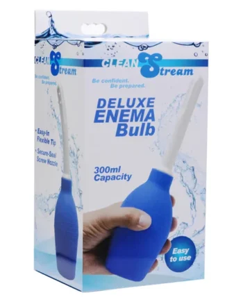 CleanStream Blue Douche And Enema Flush Bulb