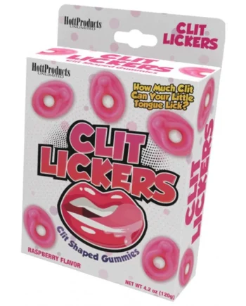 Clit Lickers Gummies Raspberry Flavors 4.2oz
