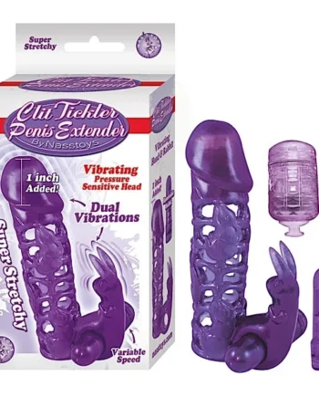 CLIT TICKLER PENIS EXTENDER PURPLE