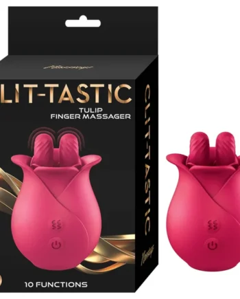 CLIT-TASTIC TULIP FINGER MASSAGER RED