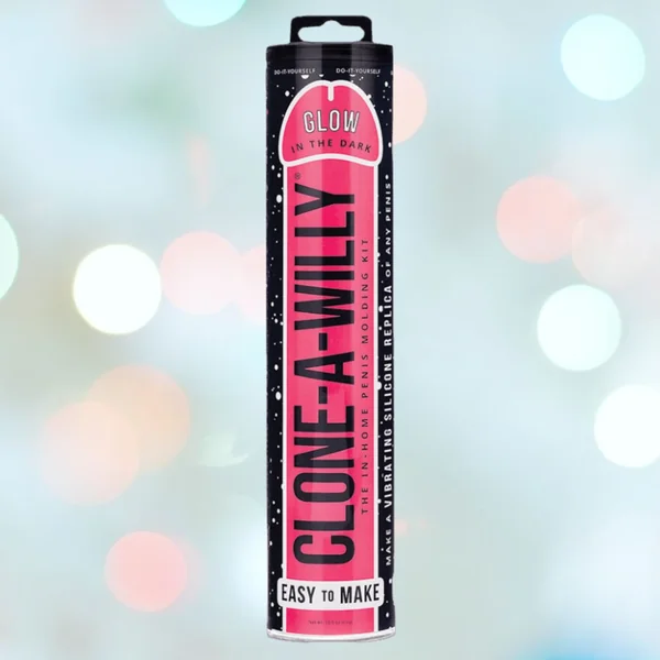 Clone-A-Willy Glow In The Dark Vibe Kit-Pink