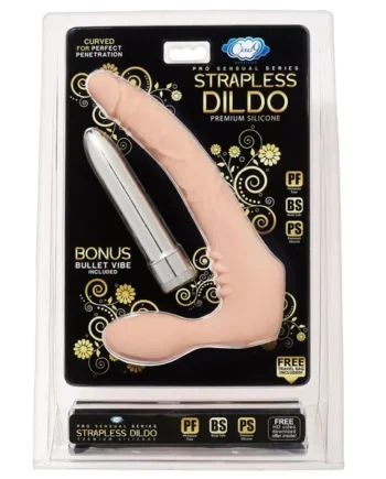 Cloud9 Pro Sensual Vibrating Strapless Silicone Dildo