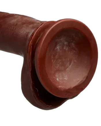 CLOUD 9 DUAL DENSITY DILDO TOUCH 7IN W/ BALLS BROWN