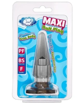 CLOUD 9 MAXI BUTT PLUG SMOKE GREY
