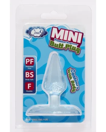 CLOUD 9 MINI BUTT PLUG BLUE