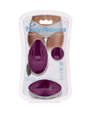 CLOUD 9 PANTY PLEASURES MAGNETIC PANTY VIBE PLUM