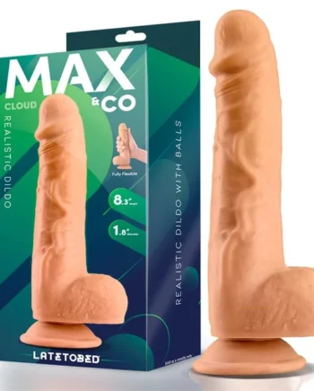 Cloud Realistic Dildo with Testicles 8.3 Flesh