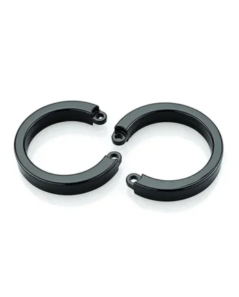 Cock Cage U-Ring 2 Pack – Black
