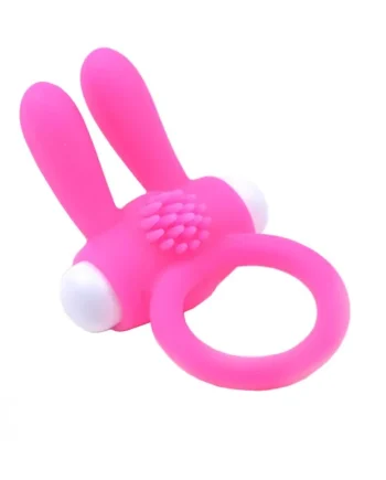 Cockring With Rabbit Ears Pink