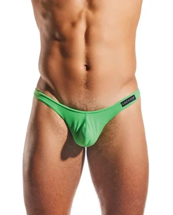Cocksox Enhancing Pouch Thong – Palm Leaf Green XL