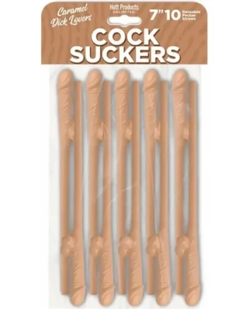 Cocksucker Reusable Straws (Caramel Colored)