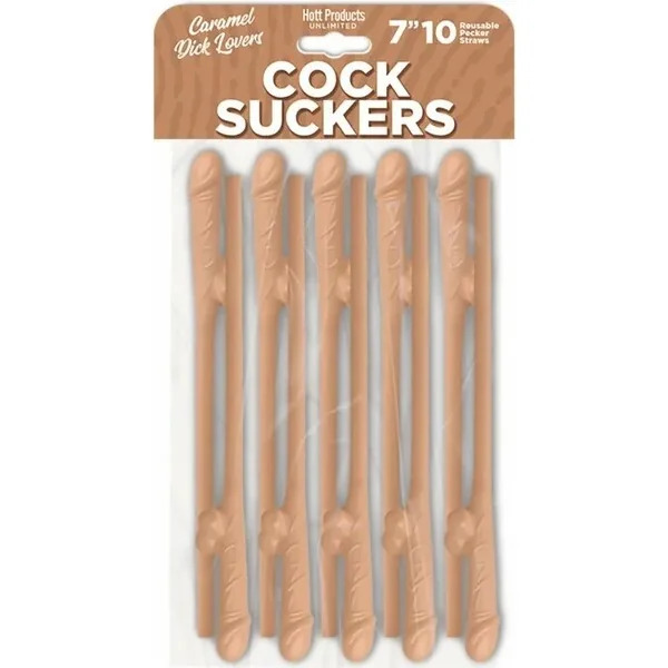 Cocksucker Reusable Straws (Caramel Colored)