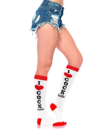 Cocktails Knee High Socks - One Size