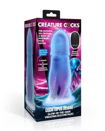 Cocktopus Glow Vibrating Creature Cocks Dildo by XR