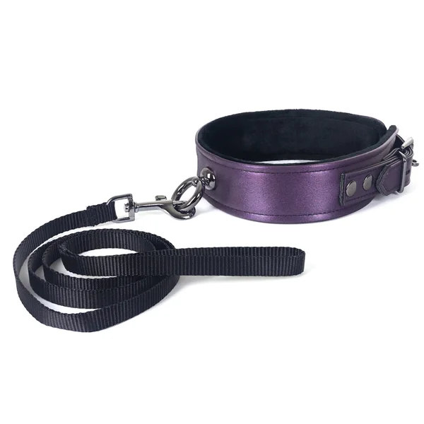 COLLAR & LEASH- GALAXY LEGEND PURPLE