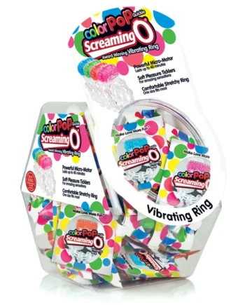 COLOR POP SCREAMING O 48PC VIBRATING RING BOWL