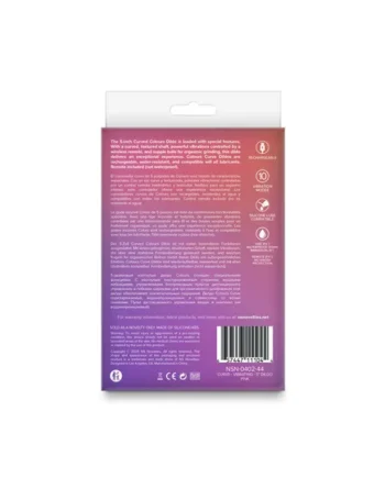 Colours Curve Vibrating 5 Inch Dildo - Pink