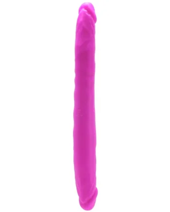 Colours Double Pleasure 12 Inch Dildo in Purple