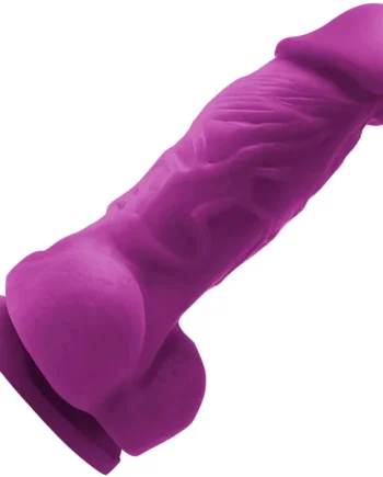 Colours Pleasures 4 Inch Purple Silicone Suction Cup Dildo