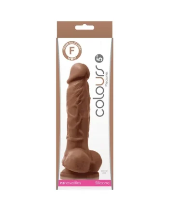 Colours Pleasures 5 in. Dildo Brown