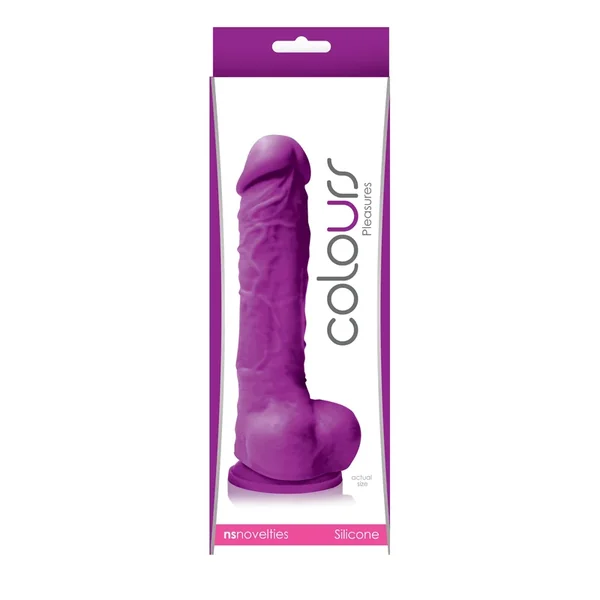 Colours pleasures 5in dildo purple