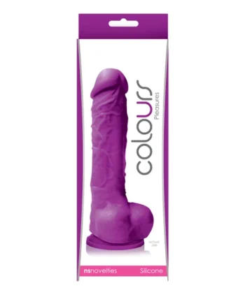 COLOURS PLEASURES 5IN DILDO PURPLE