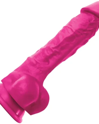Colours Pleasures 7 Inch Pink Silicone Suction Cup Dildo