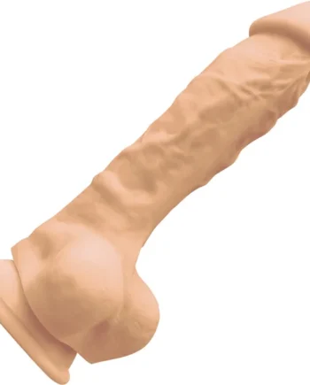 Colours Pleasures 7 Inch Vanilla Silicone Suction Cup Dildo