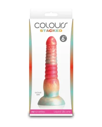 Colours Stacked 6" Dildo by Ns Novelties